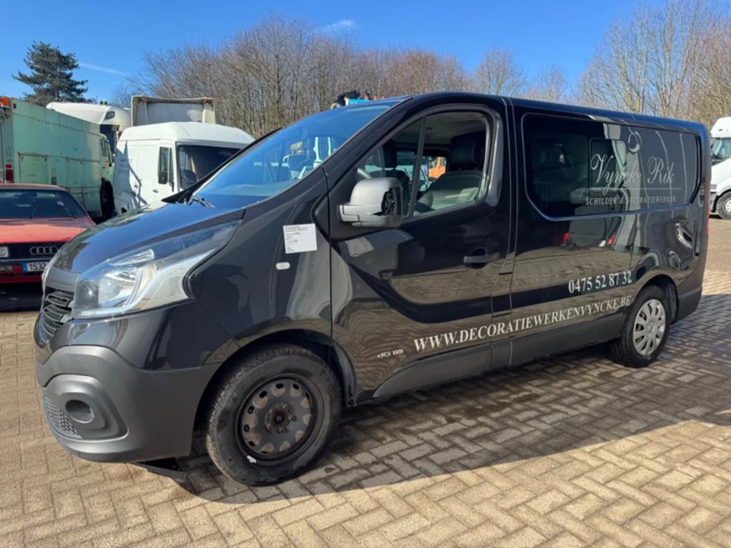 Renault Trafic *EURO 5B-AC-BELGIAN ORIGINE* (bj 2015), Auto's, Gebruikt, 1820 kg, Zwart, Bedrijf