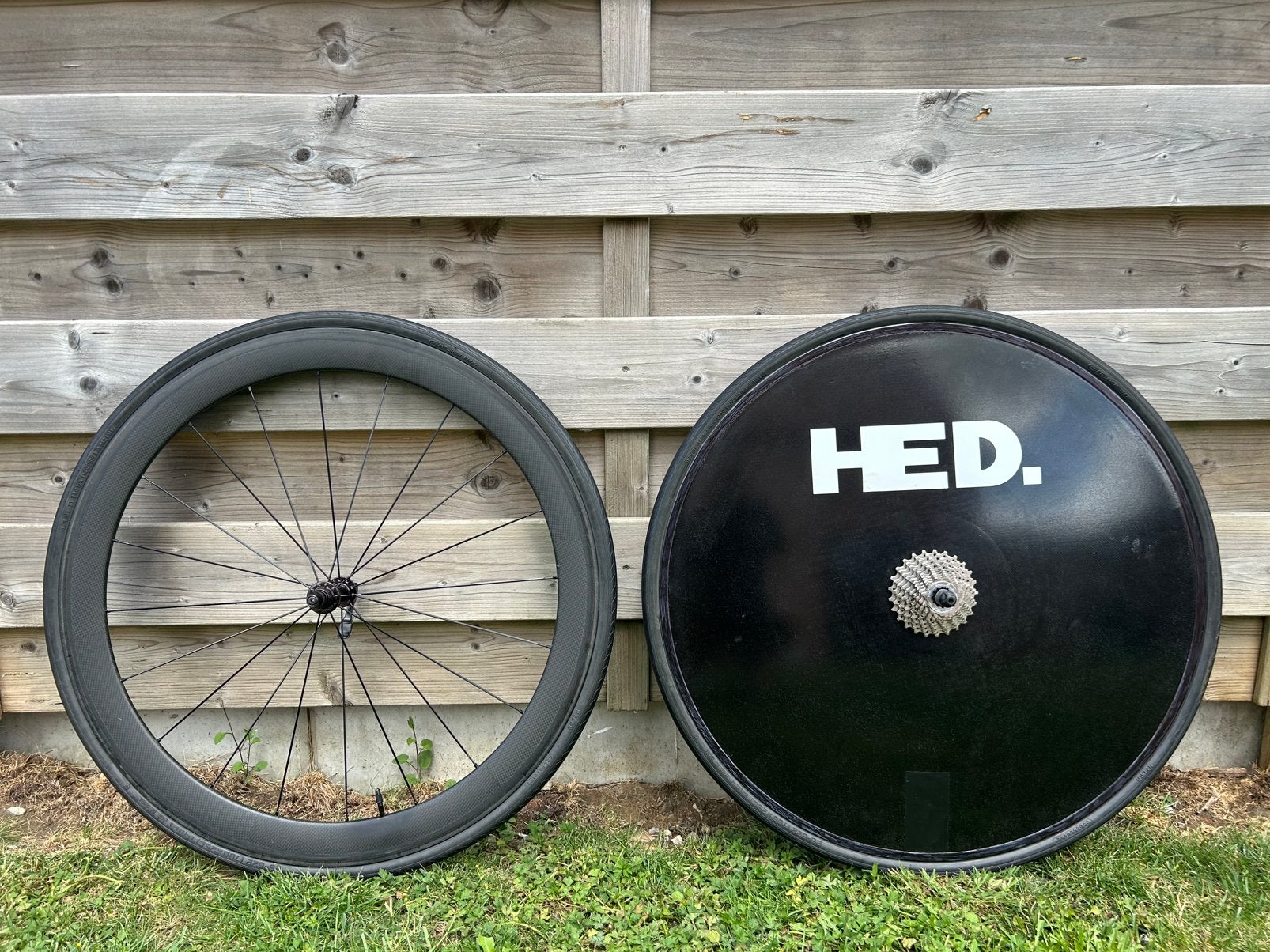 In prima staat verkerende HED wielset (55mm - vol wiel), Fietsen en Brommers, Fietsonderdelen, Wiel, Ophalen of Verzenden, Zo goed als nieuw