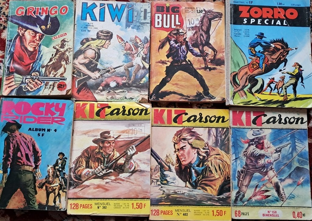 Stripboek op klein formaat - Western, Meerdere stripboeken, Ophalen of Verzenden, Gelezen, Editions Jeunesse et Vacances