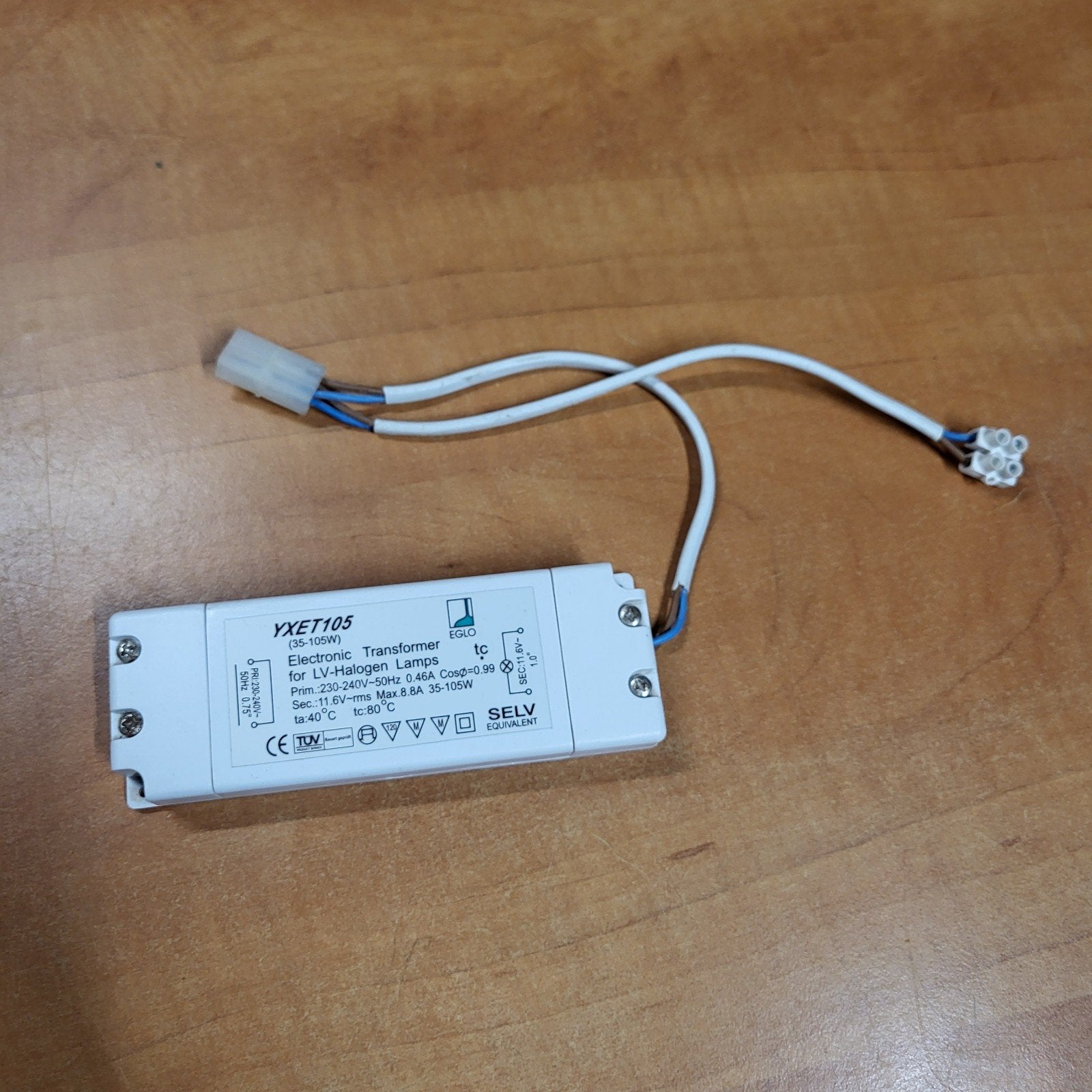 EGLO YXET105 elektronische halogeentrafo 12V 35-105W, Enlèvement ou Envoi, Comme neuf