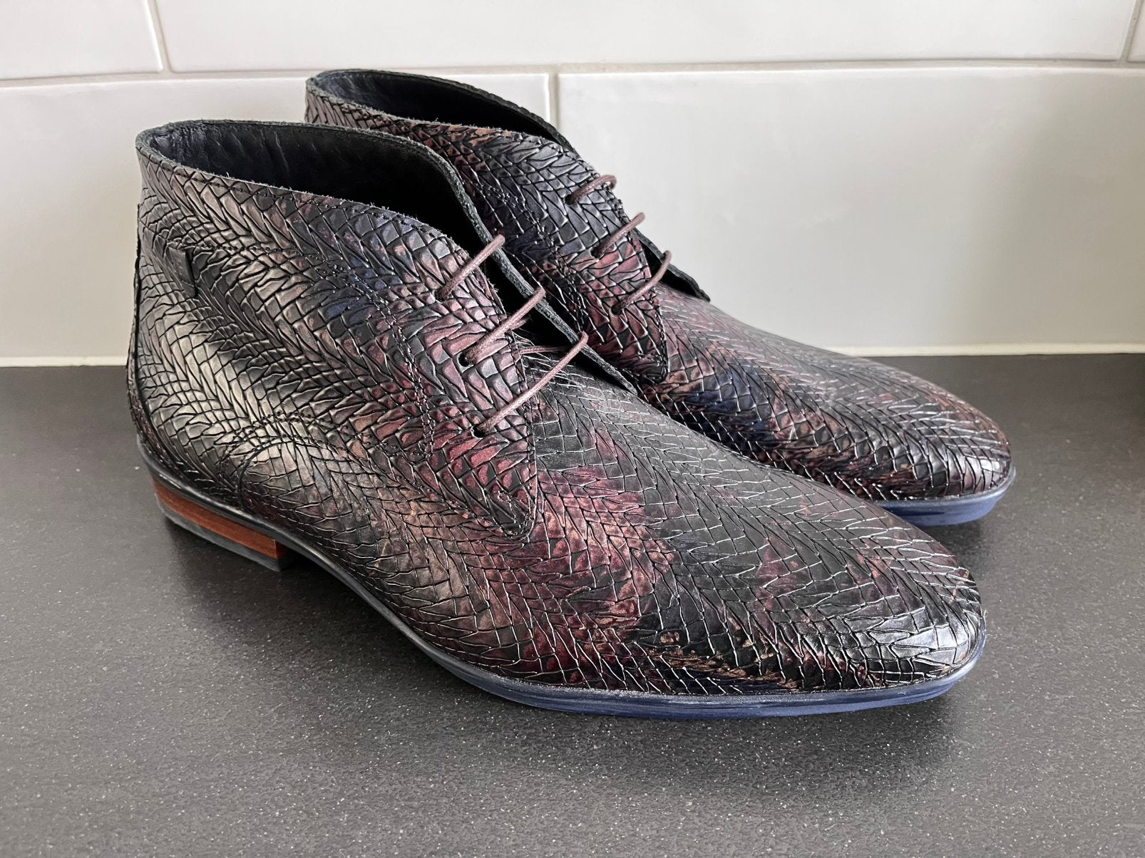 Floris van Bommel de Mosser herenschoenen 8 / 42 nieuw, Bruin, Nieuw, Ophalen of Verzenden, Veterschoenen