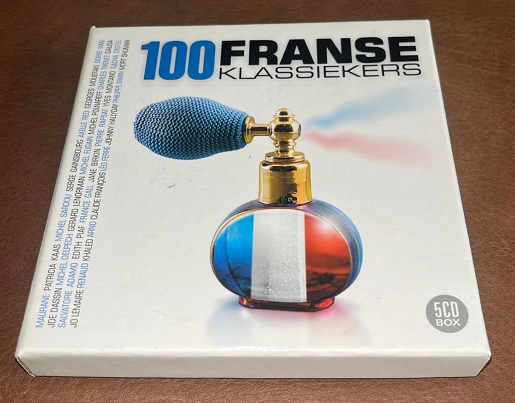 100 Franse Klassiekers - 5CD Box, Cd's en Dvd's, Ophalen of Verzenden, Zo goed als nieuw