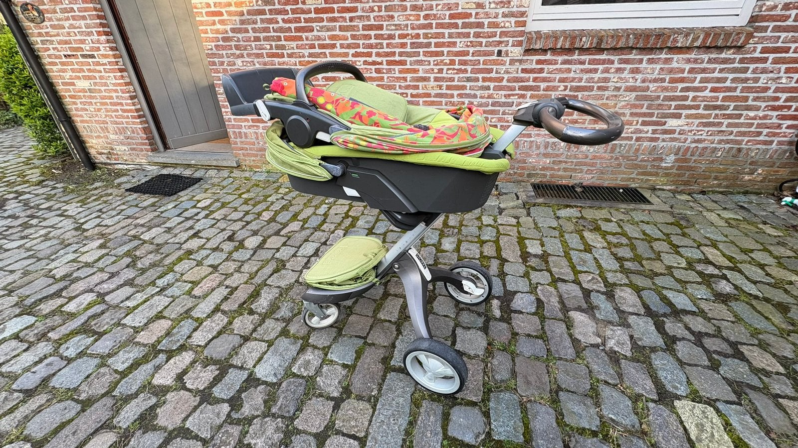 Kinderwagen/poussette  Stokke Xplory met vele toebehoren, Gebruikt, Verstelbare duwstang, Ophalen, Kinderwagen
