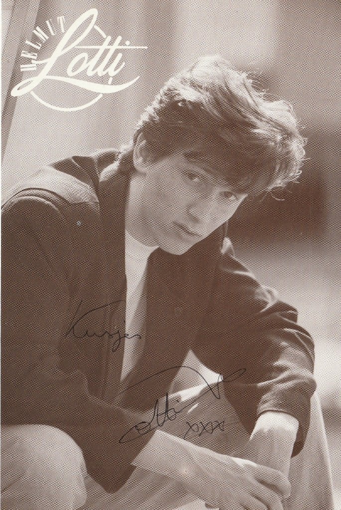 Helmut Lotti - foto met handtekening - 1994, Verzamelen, Ophalen of Verzenden, Zo goed als nieuw, Foto of Kaart, Gesigneerd