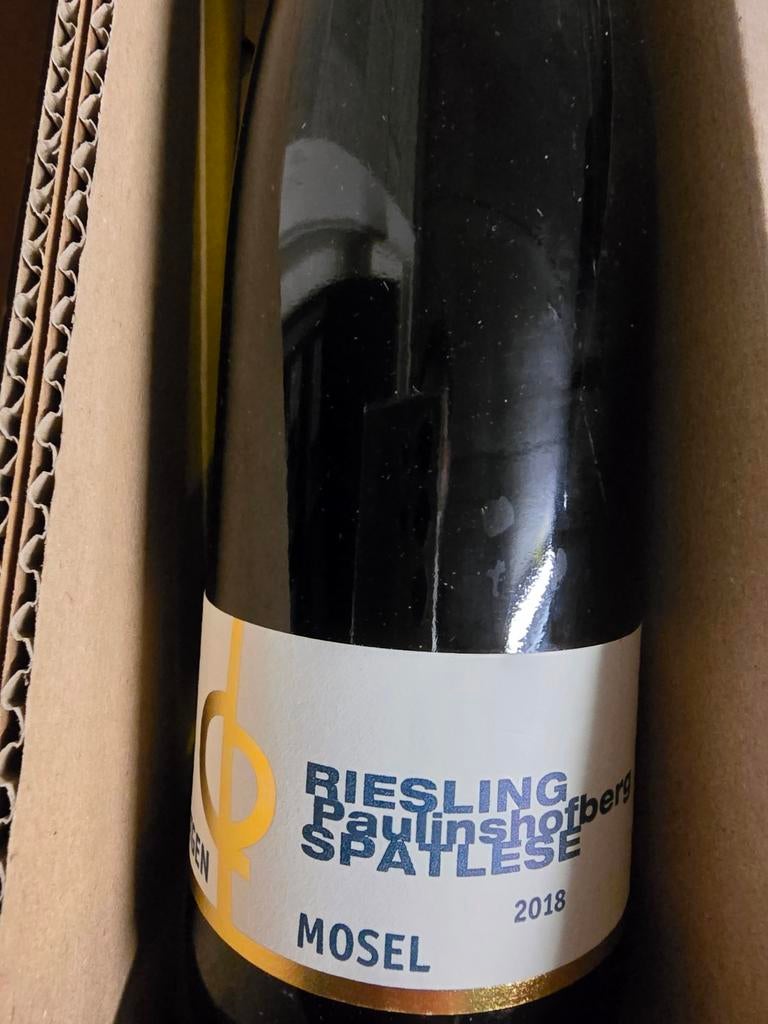 Riesling Spätlese 2018 — Paulinshofberg | Parfaitement conse, Collections, Vins, Neuf, Autres régions, Enlèvement ou Envoi, Vin blanc