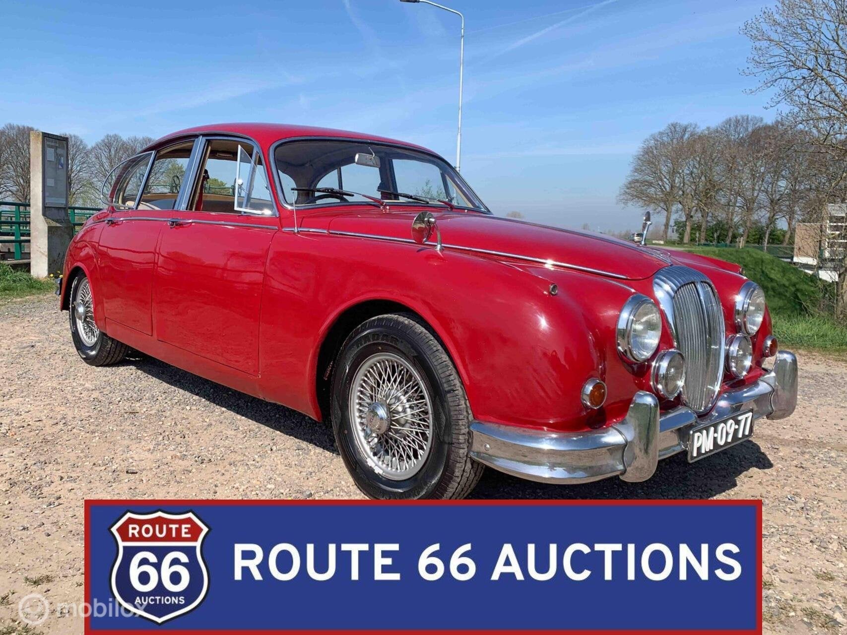 Daimler V8 | 1963 | Route 66 Auctions, Auto's, Oldtimers, Overige merken, Zwart, Bedrijf, Handgeschakeld