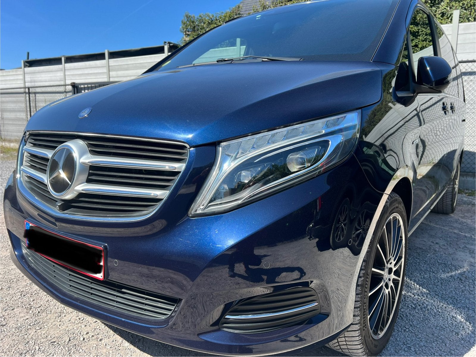 Mercedes V250 4 Matic Exclusive (luxe uitvoering), Auto's, Mercedes-Benz, Monovolume, Euro 6, Blauw, Diesel