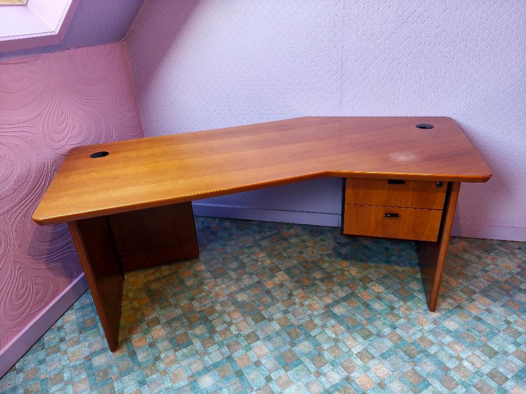 Bureau, Ophalen, Gebruikt, Hout, Kabelgoot