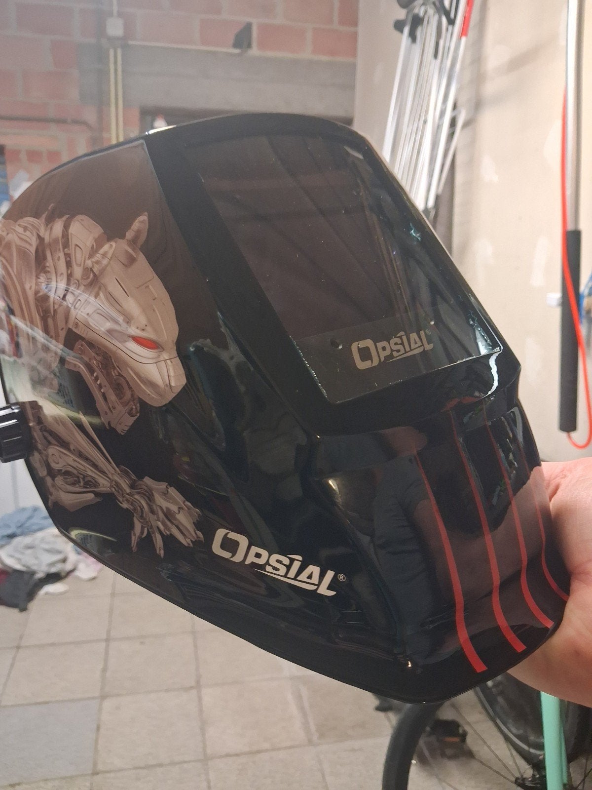 laskap nooit gebruikt, Ophalen