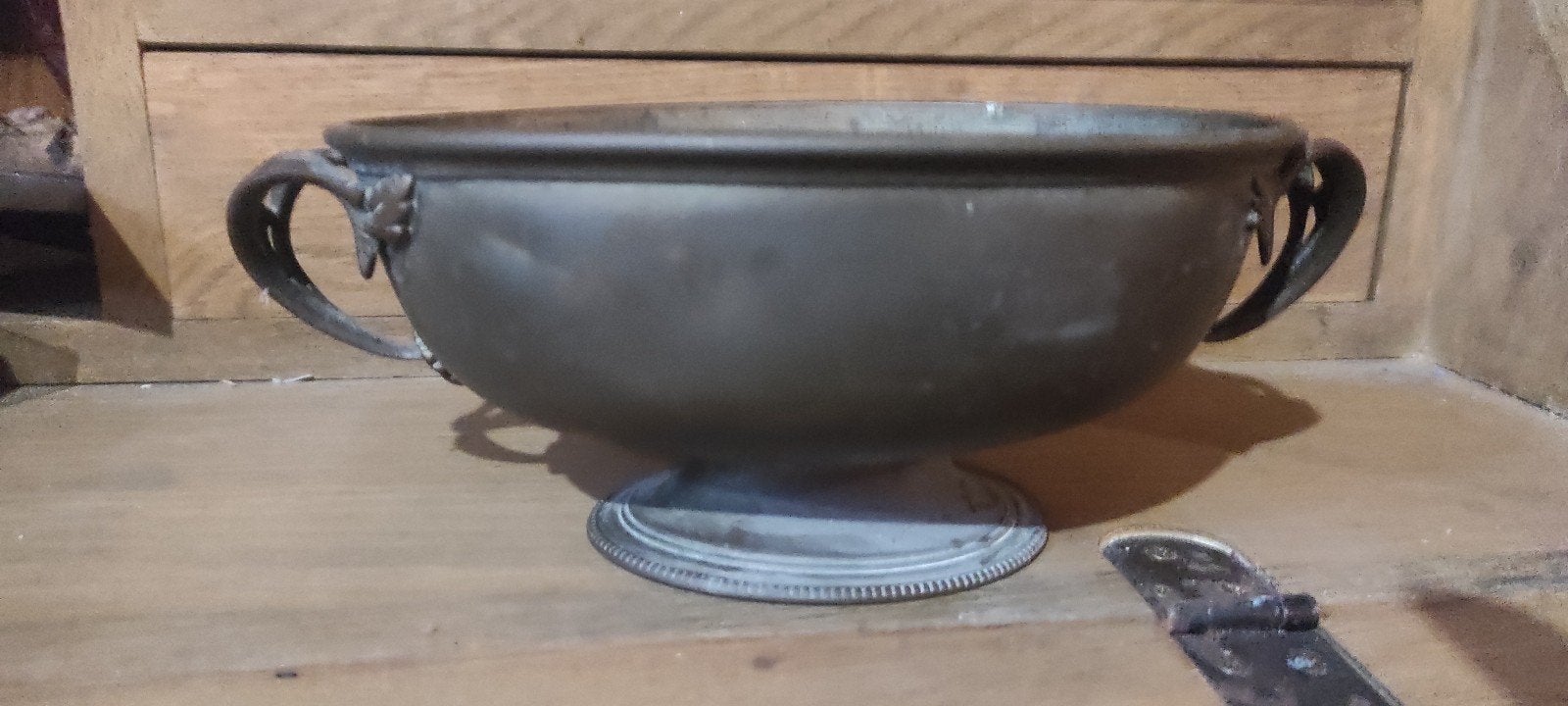 Échelle ou coupe ancienne en métal argenté Christofle — Fin, Antiquités & Art, Antiquités | Argent & Or, Enlèvement, Argent