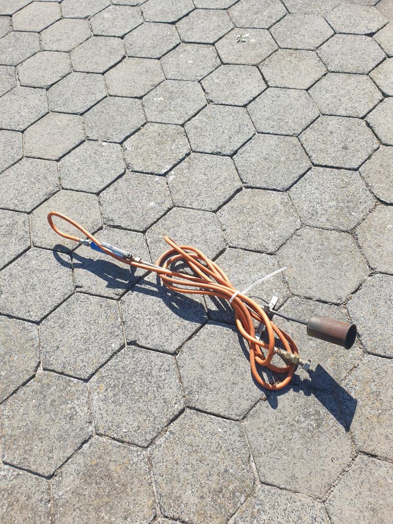Gasbrander met goede slang en terugslagklep, Tuin en Terras, Ophalen