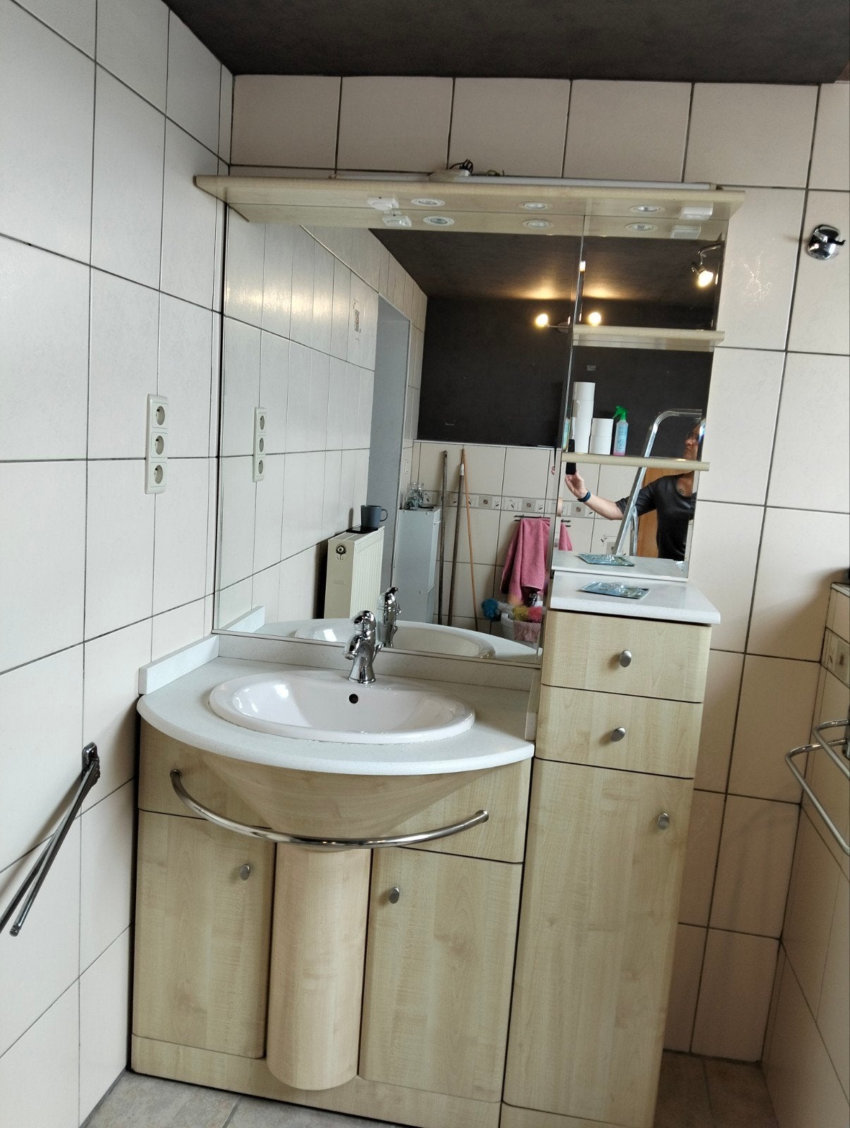 Ensemble salle de bain complet, Maison & Meubles, Meuble lavabo, Comme neuf, 100 à 150 cm, 50 à 75 cm