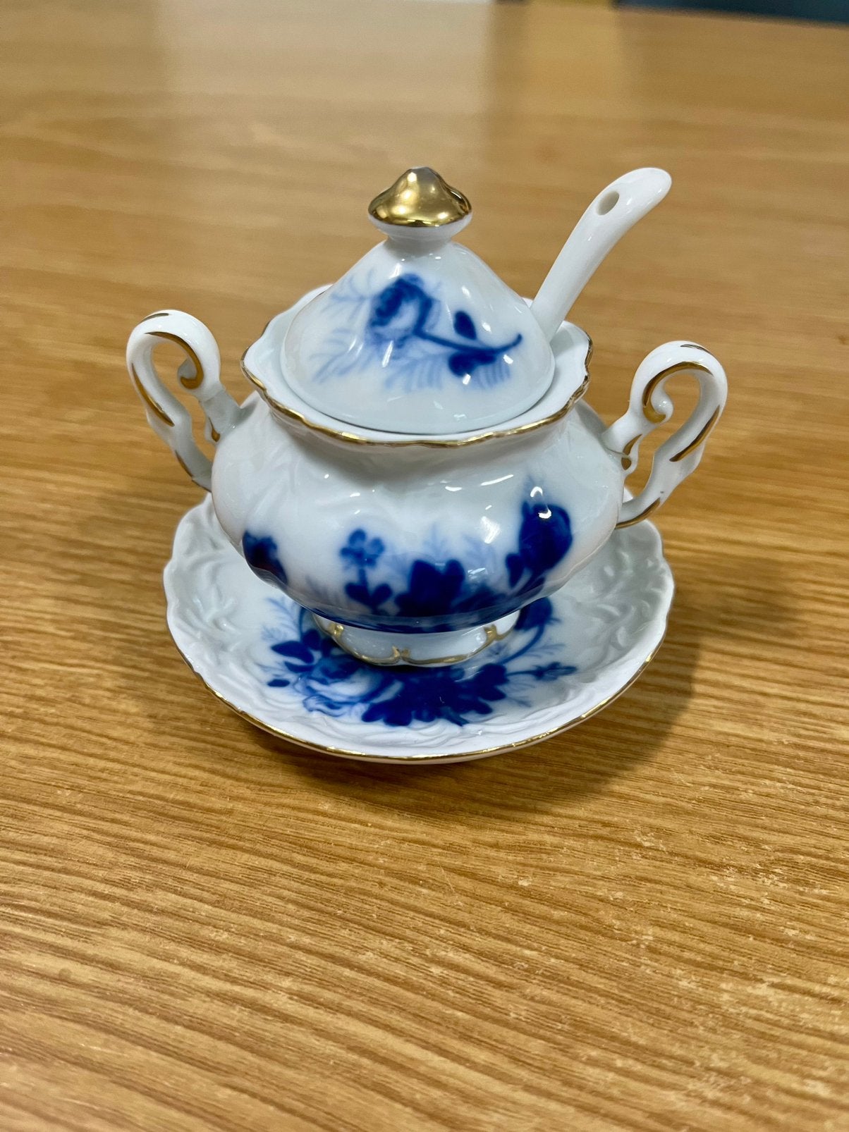 Soupière miniature porcelaine Wellington Castle bleue, Enlèvement, Porcelaine