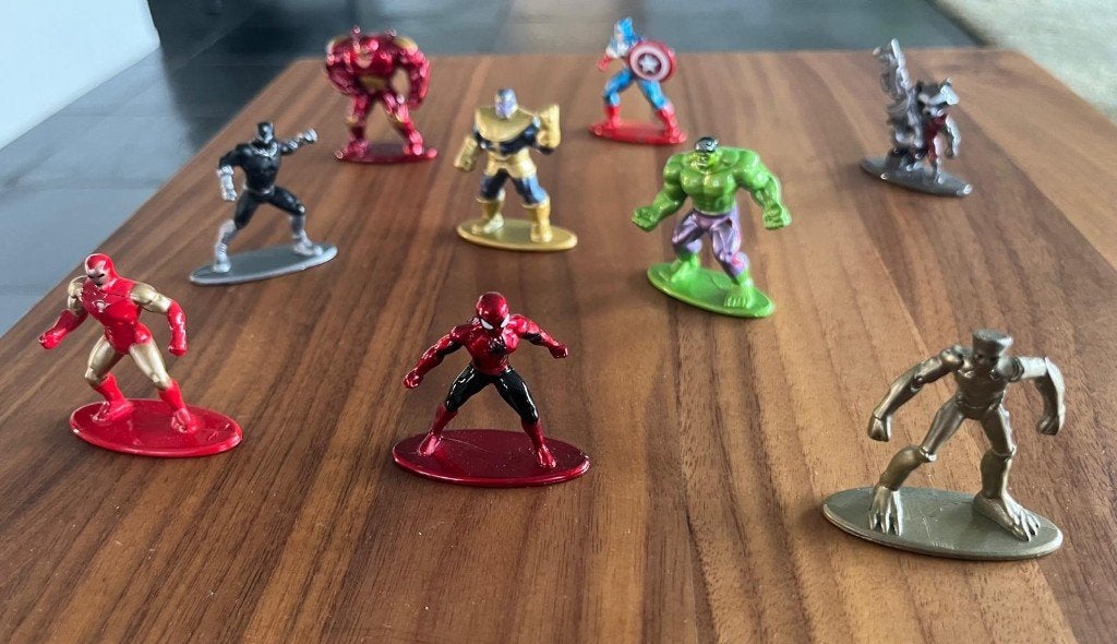 set Marvel actiefiguren, Verzamelen, Ophalen of Verzenden, Zo goed als nieuw