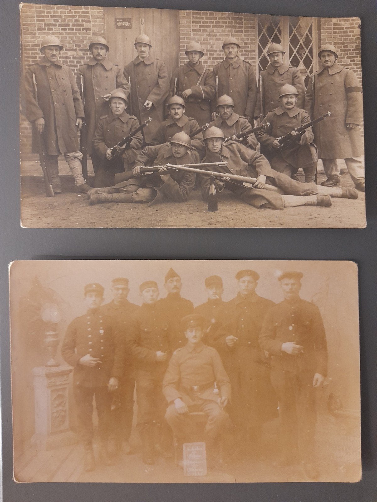 Cartes postales Souvenirs # Groupe de militaires#, Enlèvement ou Envoi, Armée de terre, Photo ou Poster