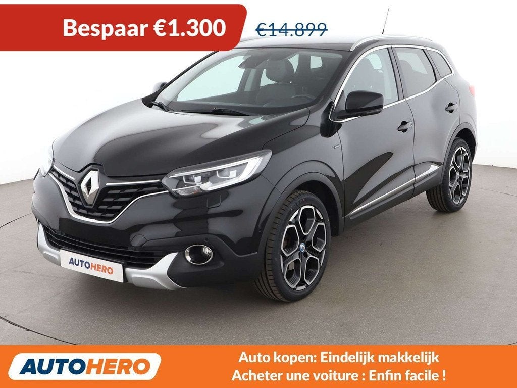 Renault Kadjar 1.2 TCe Crossboarder-S (bj 2018, automaat), Auto's, Kadjar, Gebruikt, Zwart, Zwart