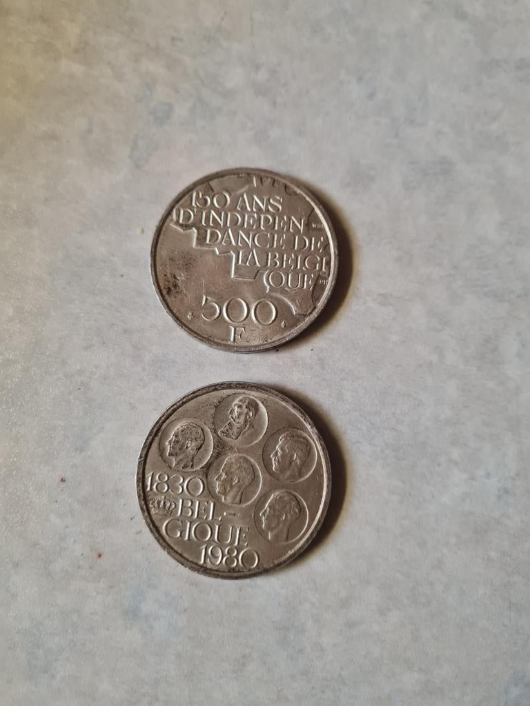 Pieces de monnaie 500 francs Belges, Enlèvement