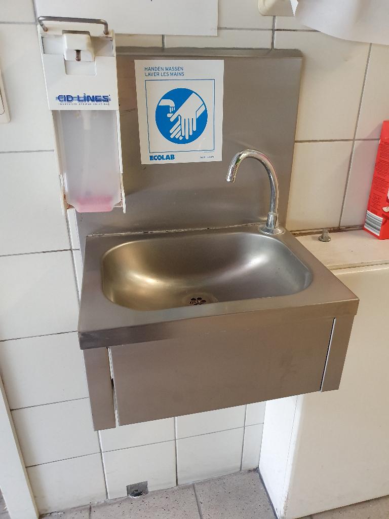 Wasbak, Enlèvement, Comme neuf, Inox, Autres types