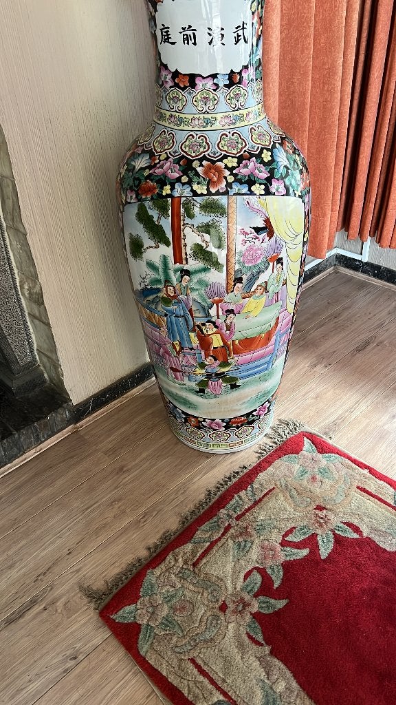 2 Chinese vazen 1,16m hoog, Enlèvement