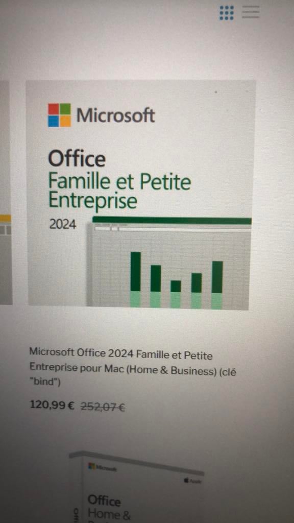 A vendre clé office famille et petite entreprise, Informatique & Logiciels, Logiciel Office, Enlèvement ou Envoi, MacOS
