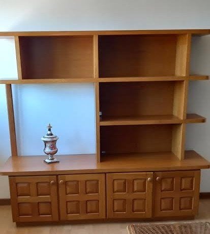 Antieke boekenkast of wandkast, Huis en Inrichting, Kasten | Boekenkasten, Ophalen, Gebruikt, 50 tot 75 cm, 150 tot 200 cm