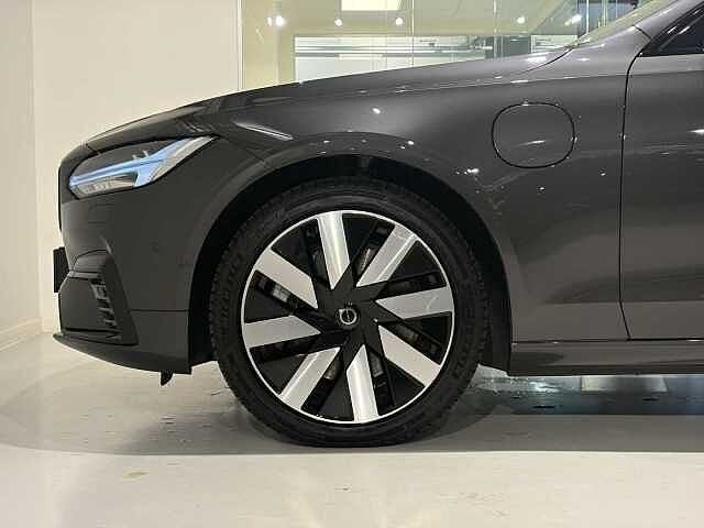 Volvo V90 T6 Recharge Ultra Dark + TREKHAAK/ZETELVENTILATIE, Argent ou Gris, Achat, V90, Euro 6