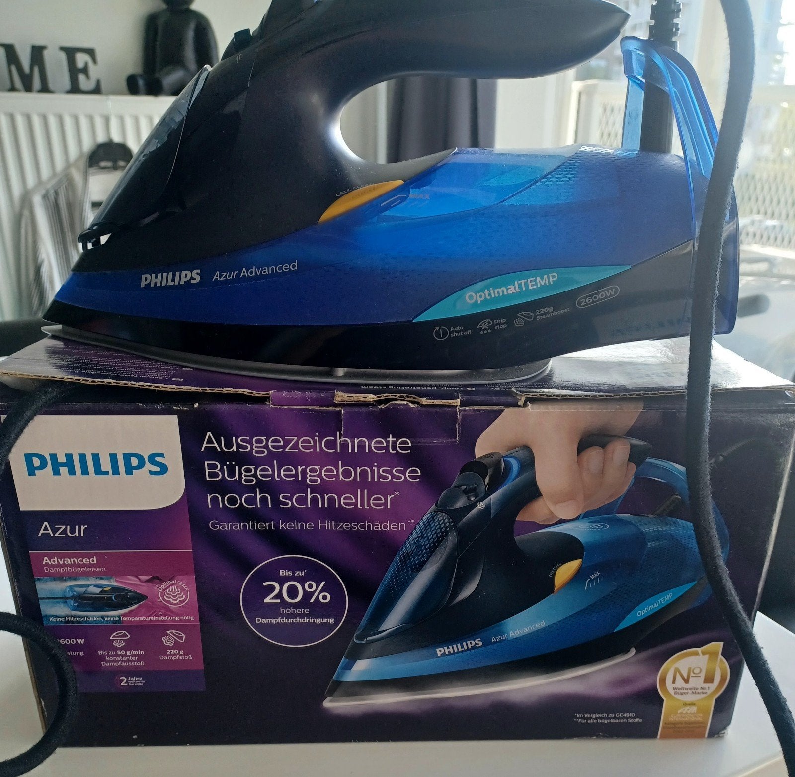 Fer à vapeur 2600 W avec technologie OptimalTEMP, Enlèvement
