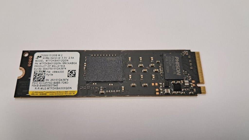 SSD 512GB NVMe Gen4 x4 Micron mtfdkba512qgn, Enlèvement ou Envoi, SSD, Interne, Comme neuf