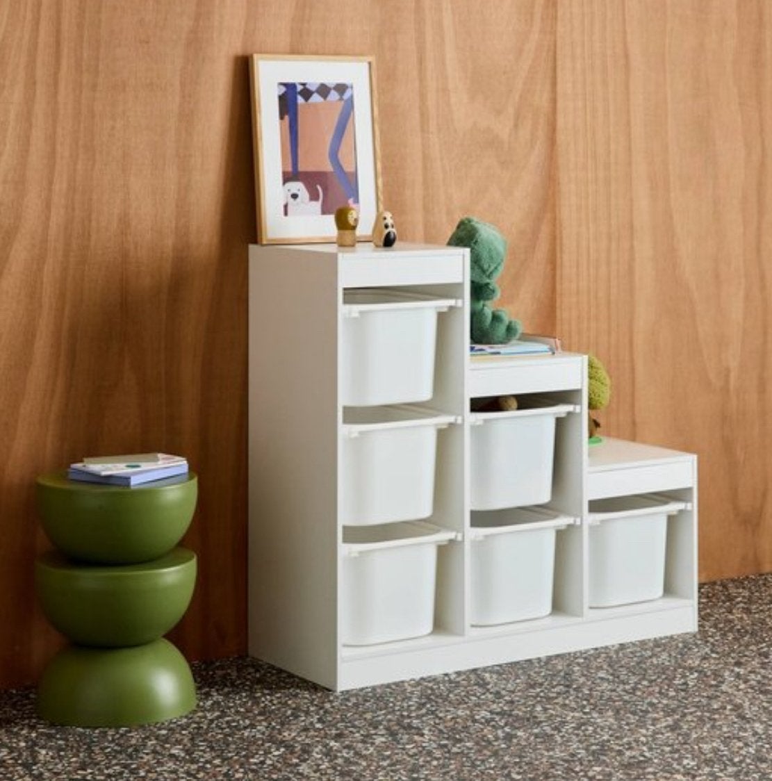 Opbergmeubel trapvorm voor kinderen, Kinderen en Baby's, Kinderkamer | Commodes en Kasten, Ophalen, Zo goed als nieuw