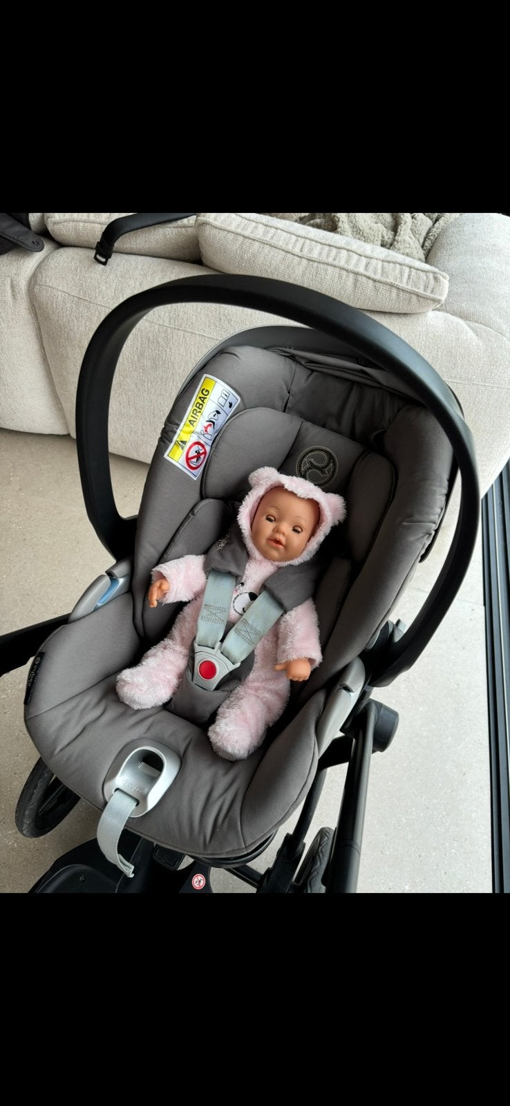 Autostoel Cybex, Ophalen, Gebruikt, Verstelbare rugleuning, Autogordel