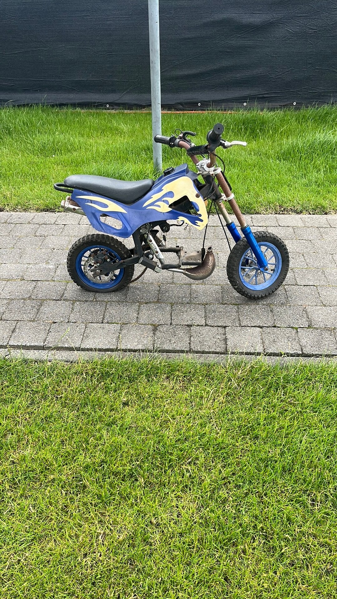 Kindercross, Ophalen, Zo goed als nieuw