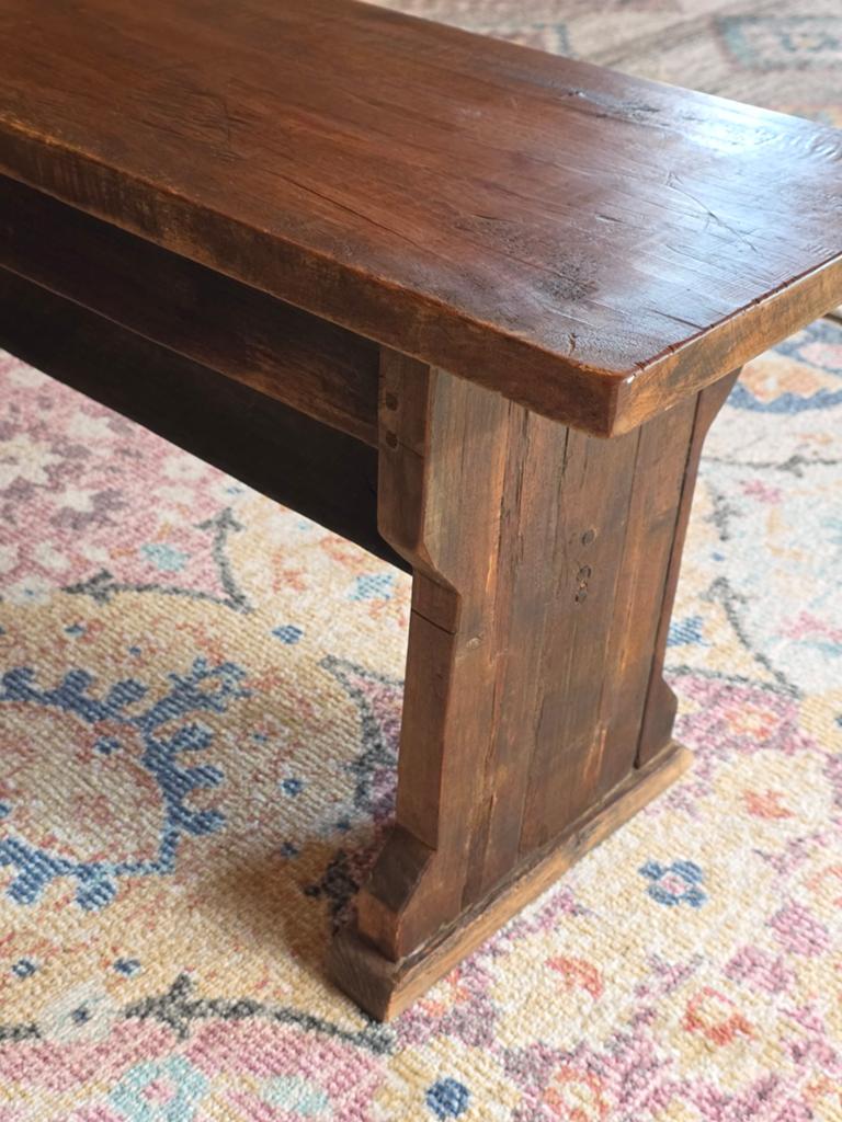 Franse houten zitbank van HOFFZ Interiors, Ophalen