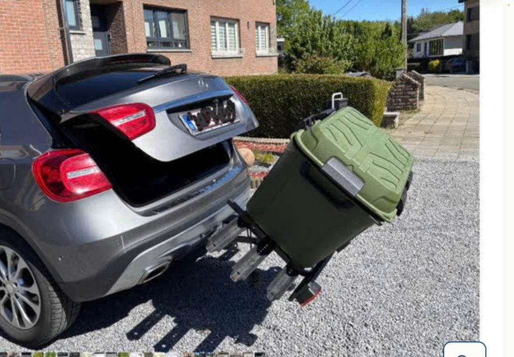 Coffre de voyage sur porte-vélos, Enlèvement, Neuf, Pièces universelles