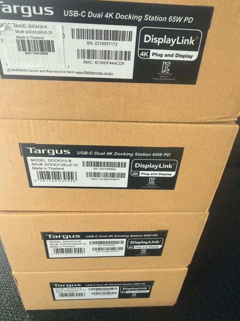 Targus USB-C Dual 4K DockingStation dock310euz Nieuw in doos, Ophalen of Verzenden, Nieuw