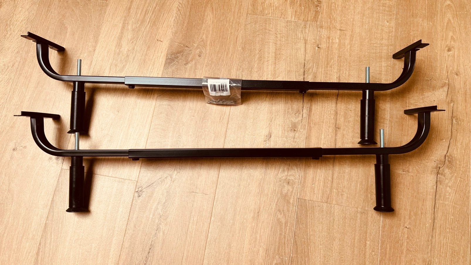 Potenset lattenbodem 70-100cm, Ophalen, Verstelbaar, Eenpersoons, Zwart