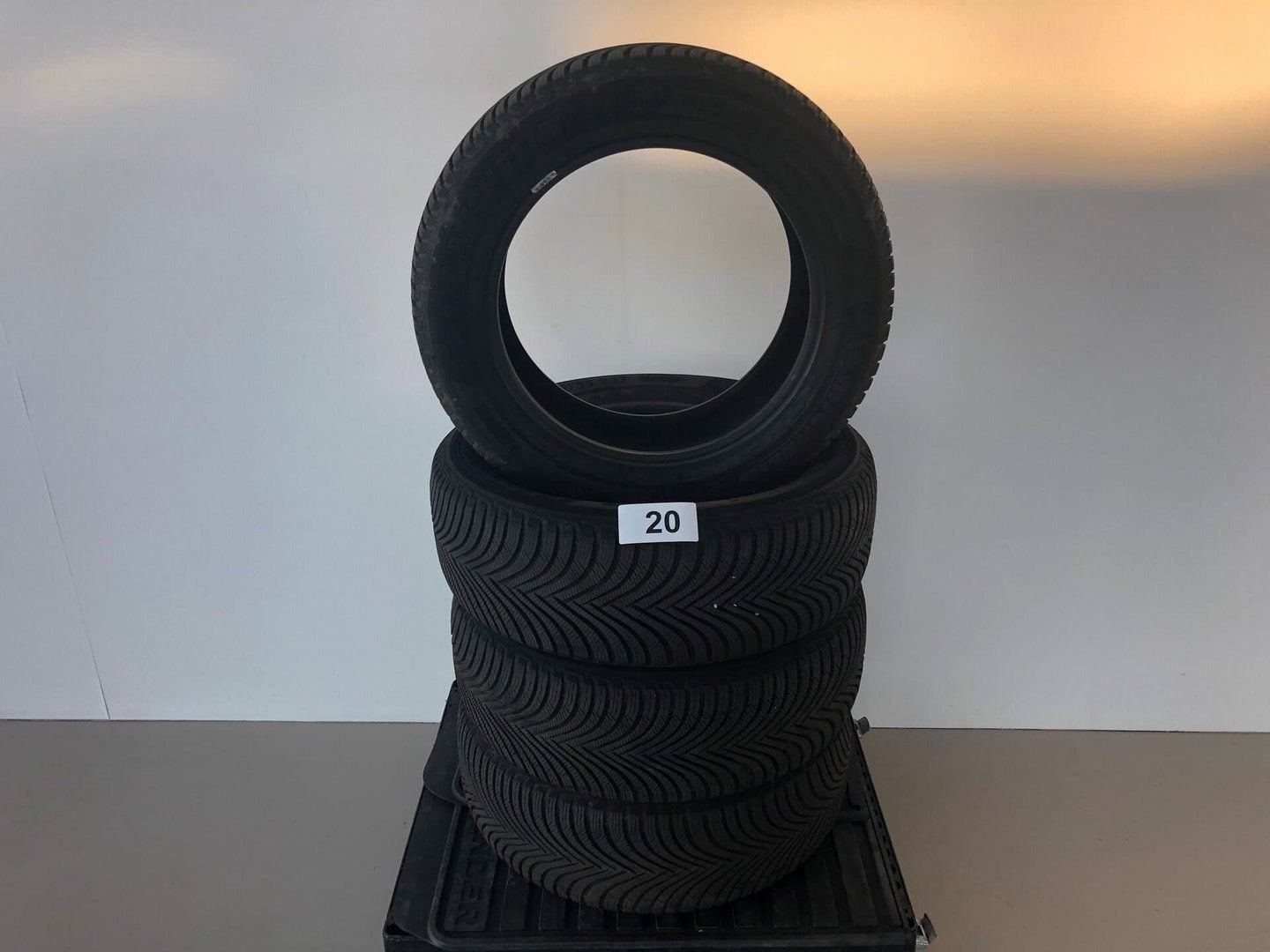 Winterbanden 225/55 R17 Michelin 4 stuks, Auto-onderdelen, Ophalen, Gebruikt, -, -
