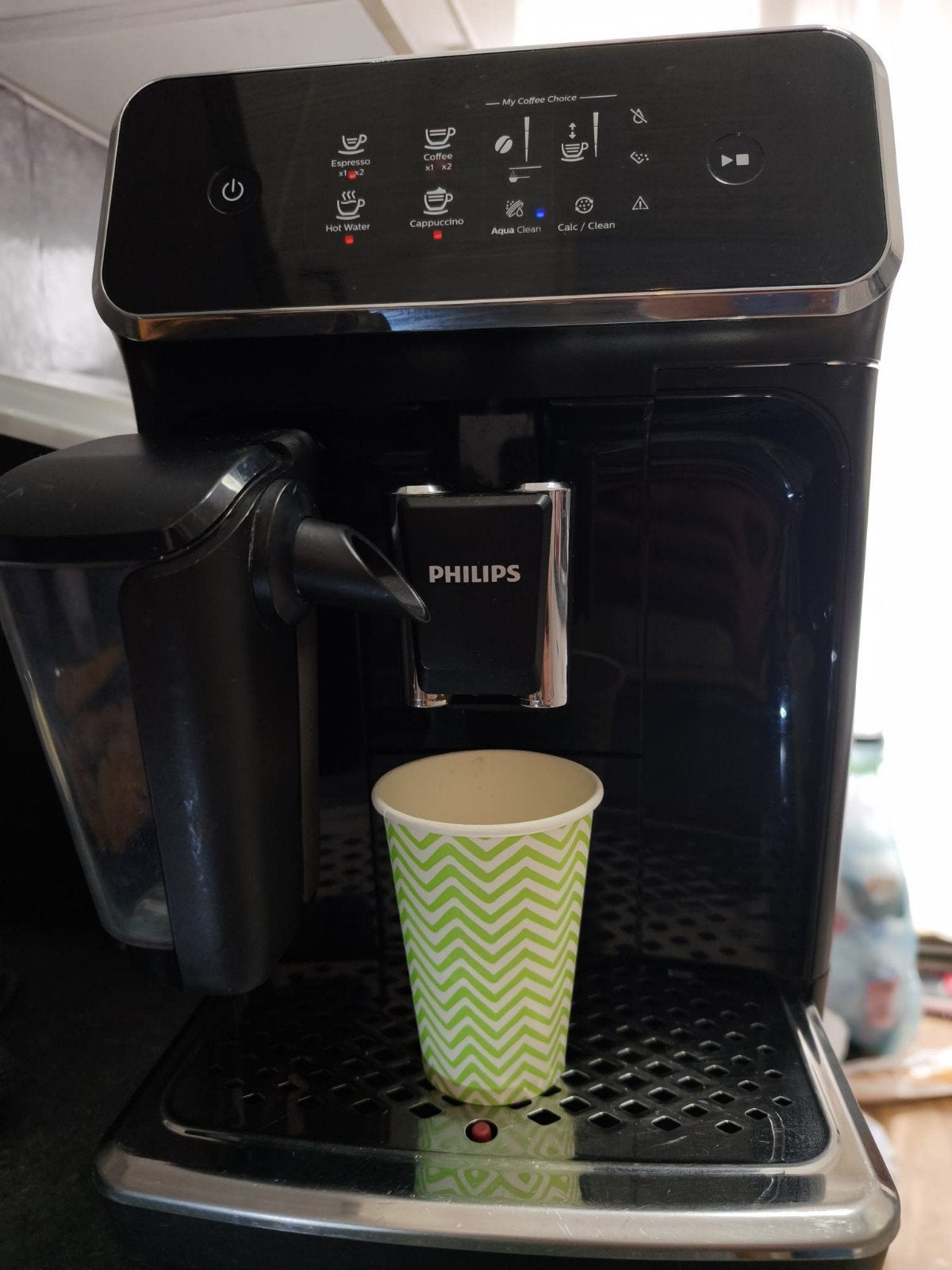 koffieapparaat, Ophalen, Koffiebonen
