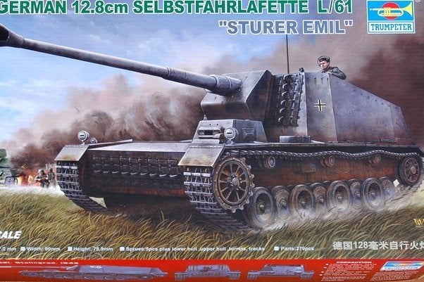 Trompettist Selbstfahrlafette 12,8 cm L/61 Sturer Emil 1/35, Overige merken, Tank, 1:32 tot 1:50, Nieuw
