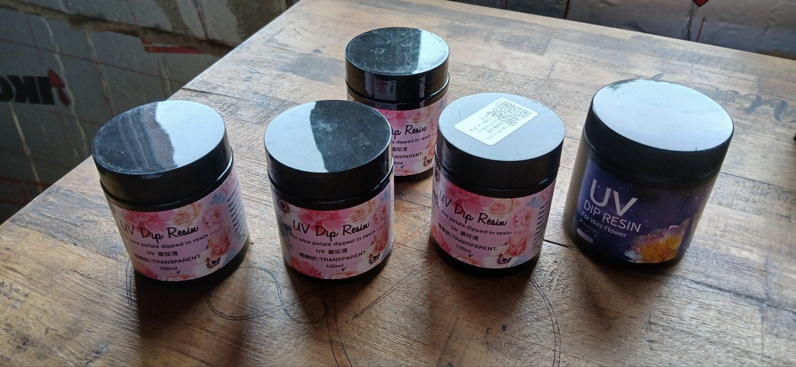 Colle résine UV Dip pour pétales de fleurs en fil, Enlèvement ou Envoi, Comme neuf