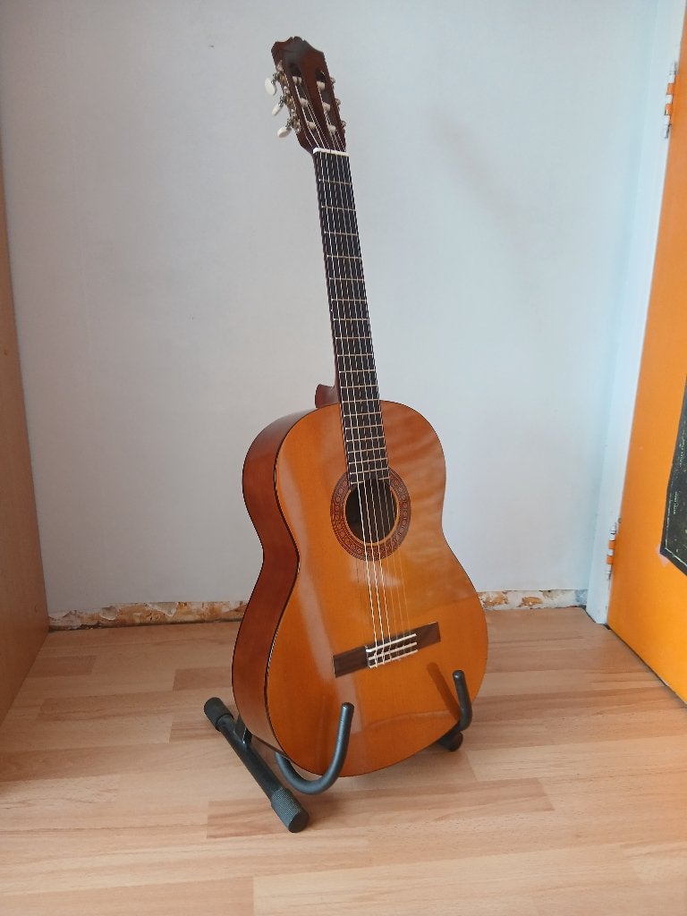 Yamaha C40II + Ritter tas, Ophalen, Zo goed als nieuw, Klassieke of Spaanse gitaar