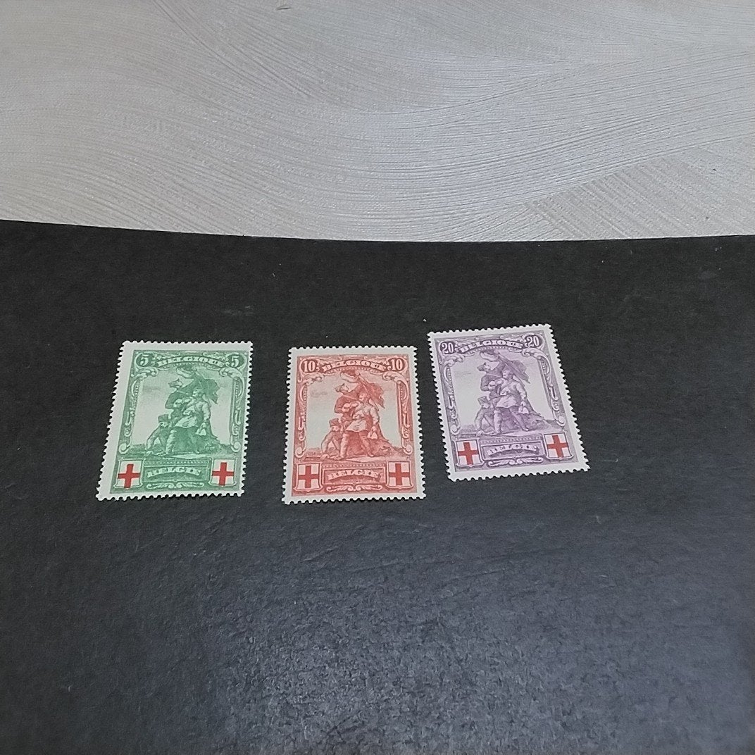 BELGIE 126/128 scharnier met cote 85,00 €., Ophalen of Verzenden
