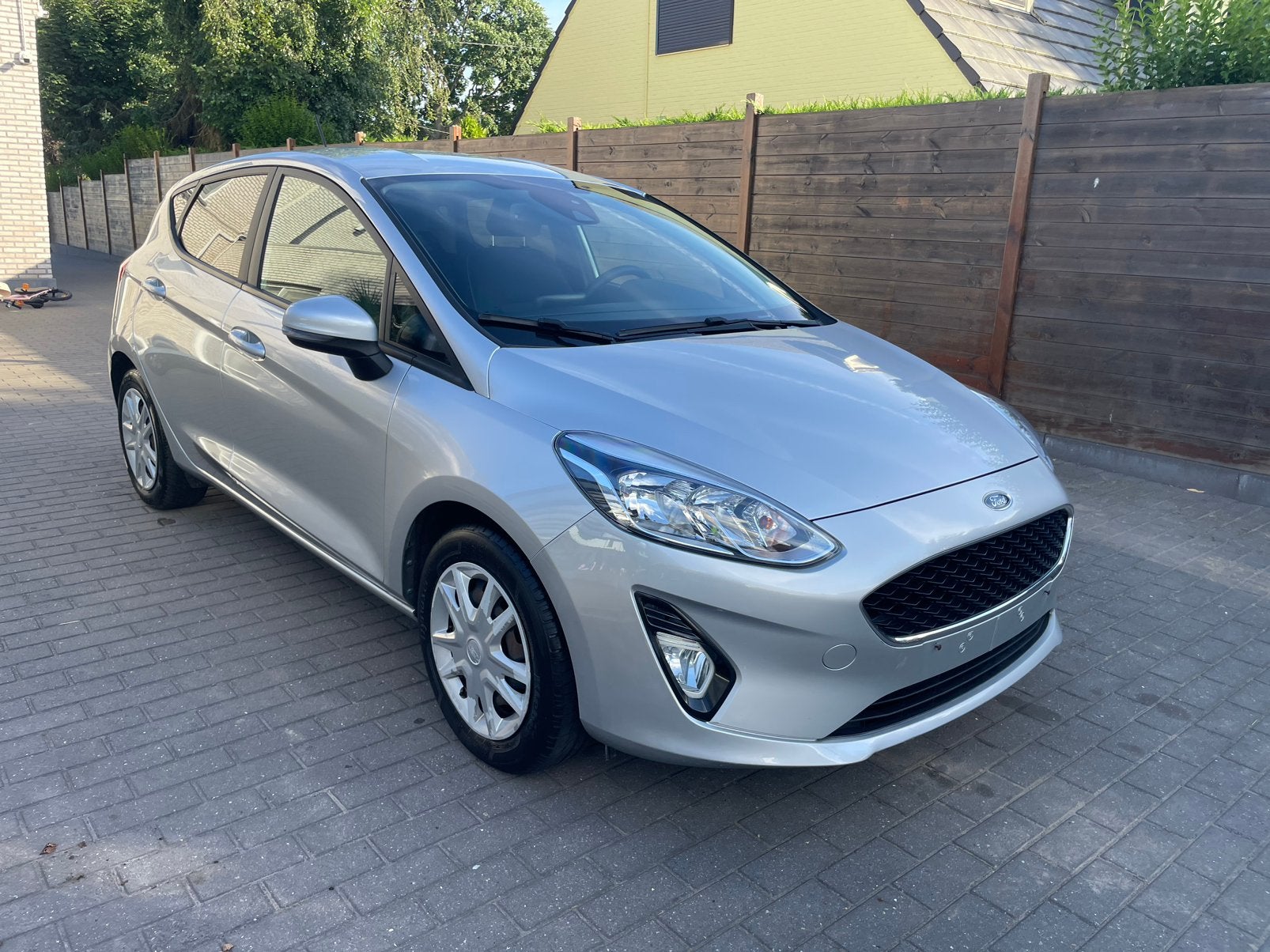 Ford Fiesta 1.1i Airco 103.000km 2019 Navi*Cruise*Usb, Autos, Argent ou Gris, Achat, Entreprise, 5 portes