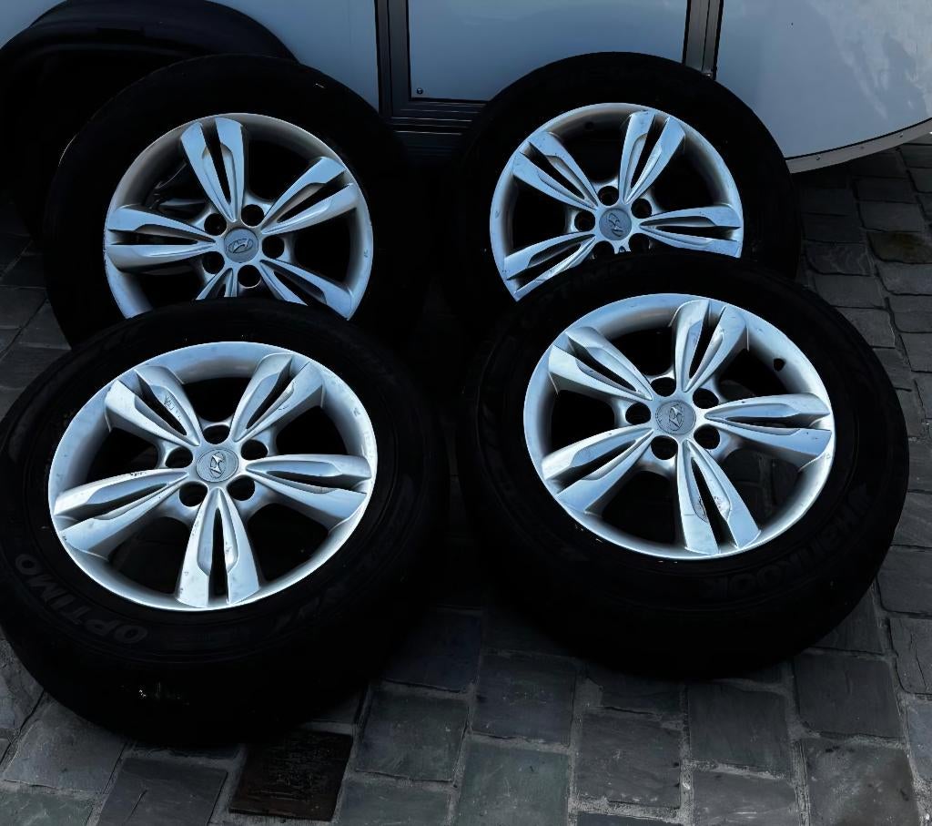 Pneus et jantes alu 225-60 R17 pour Hyundai ix35/ 0485728341, Autos : Pièces & Accessoires, Pneus & Jantes, Pneus et Jantes, 17 pouces