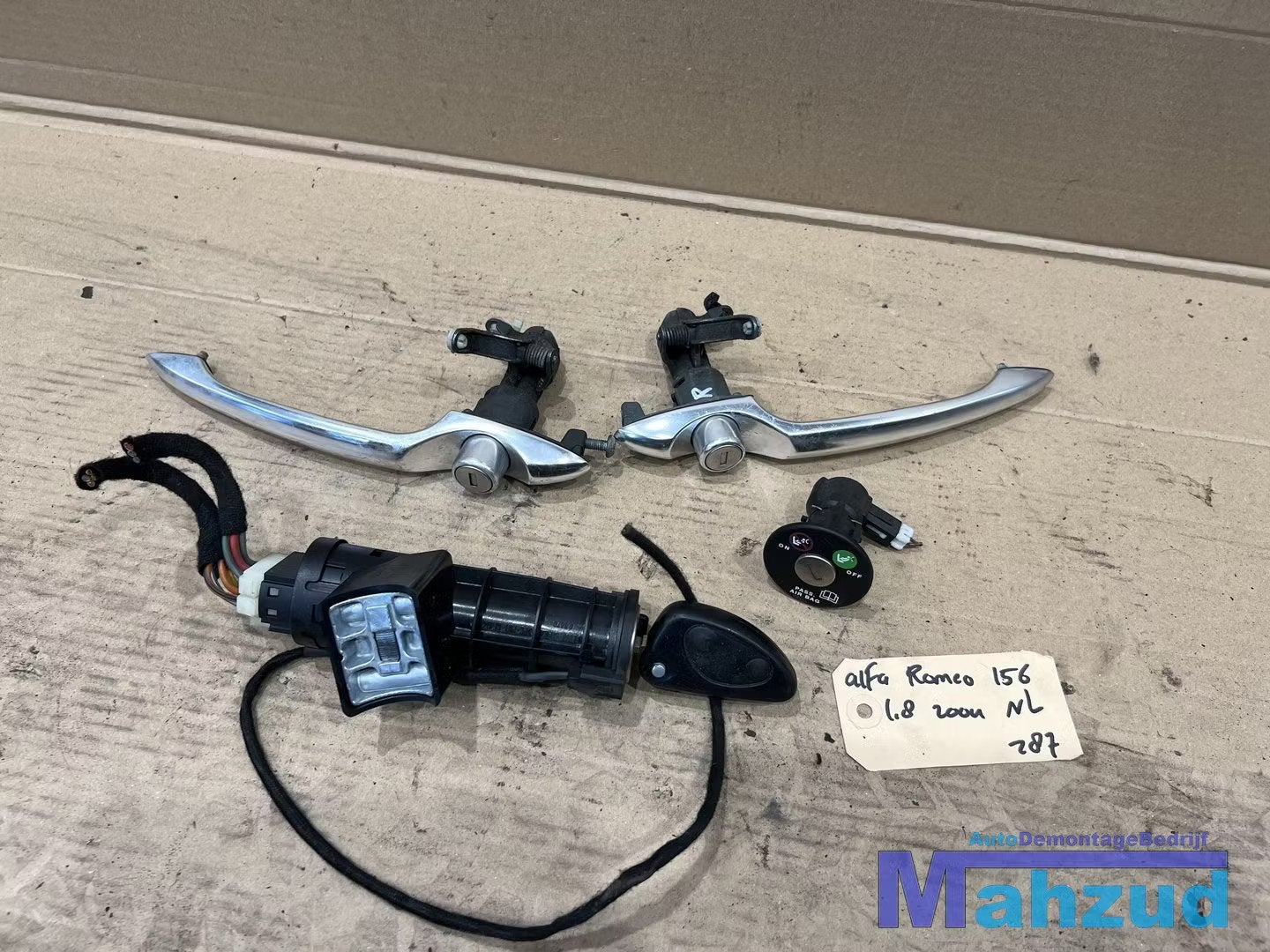 ALFA ROMEO 156 Contactslot set 1997-2005, Gebruikt, Dpofca@stellantis.com, Stellantis Europe S.p.A., Alfa Romeo
