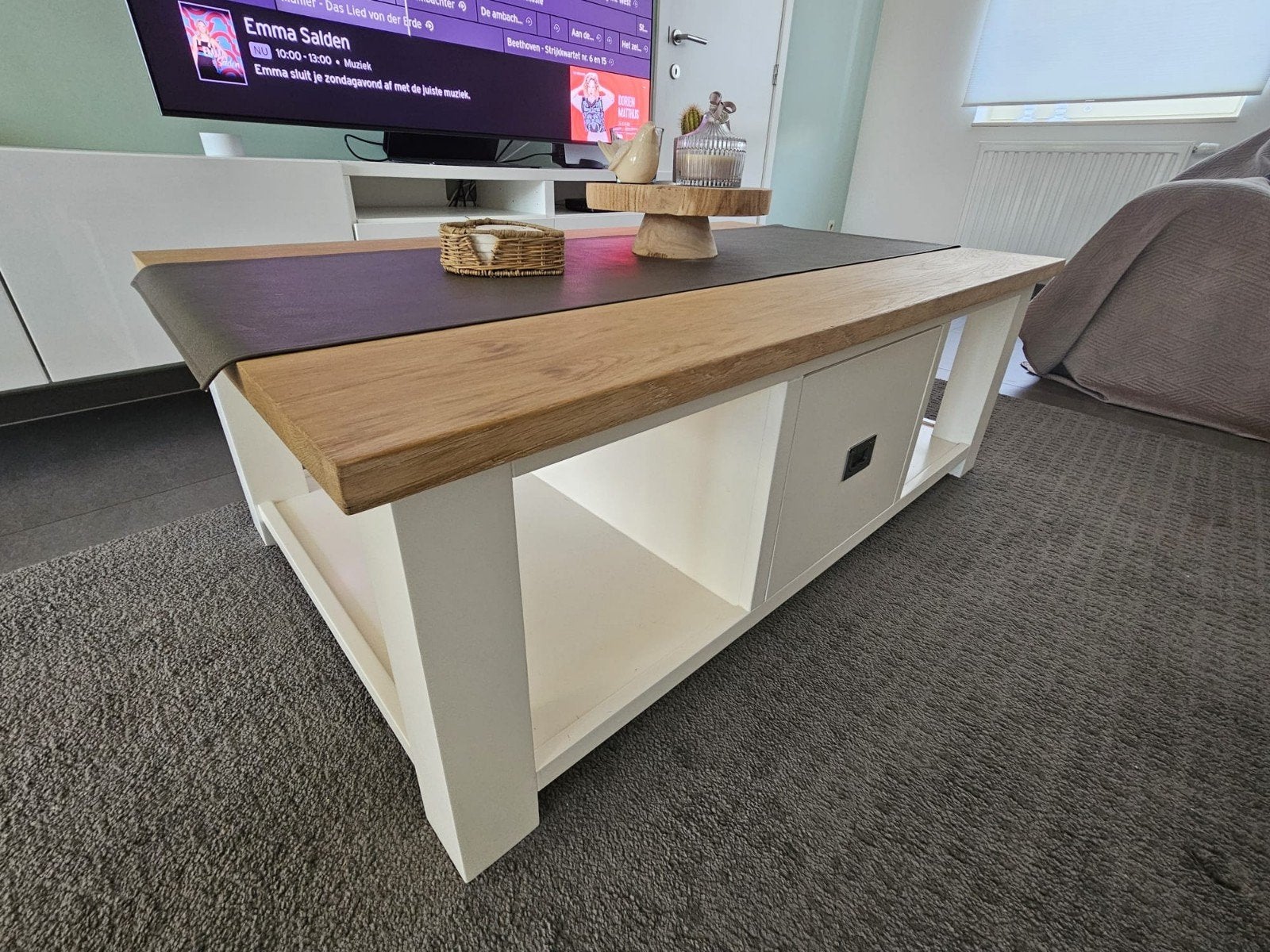 salontafel, Ophalen