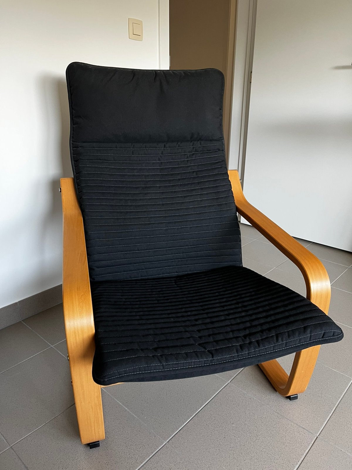 Ikea poang zetel, Huis en Inrichting, Fauteuils, Ophalen, Zo goed als nieuw
