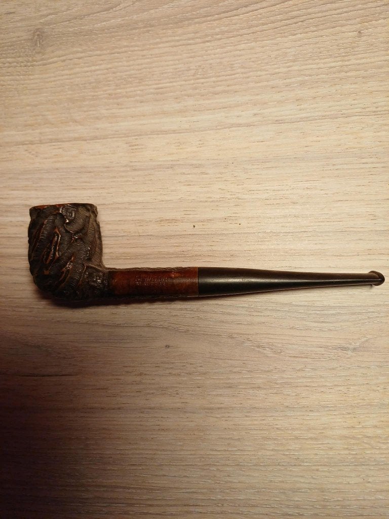 SENATOR Real Briar Vintage Pipe — Rustieke afwerking, Verzenden, Gebruikt, Overige typen