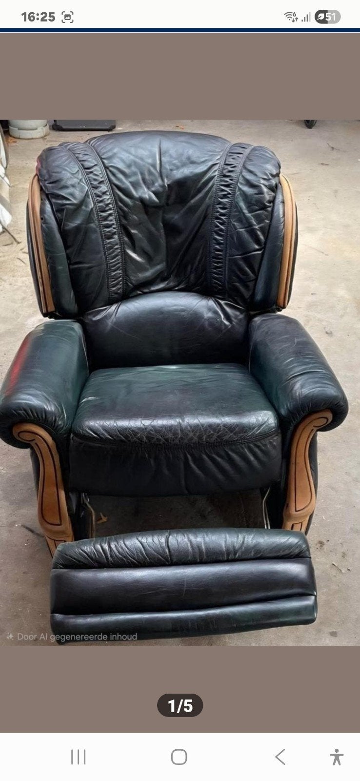Lederen relax, Ophalen
