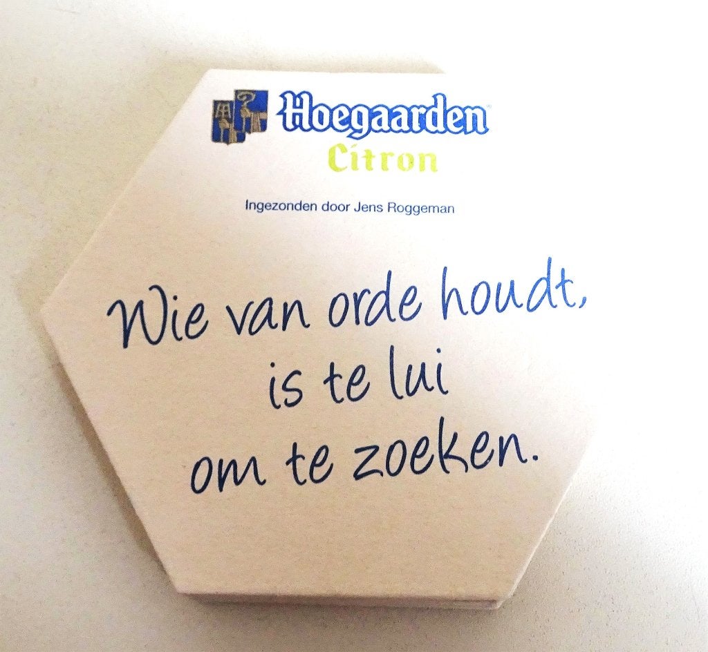 bierviltjes van Hoegaarden Citron, Verzamelen, Ophalen, Nieuw, Viltje(s)