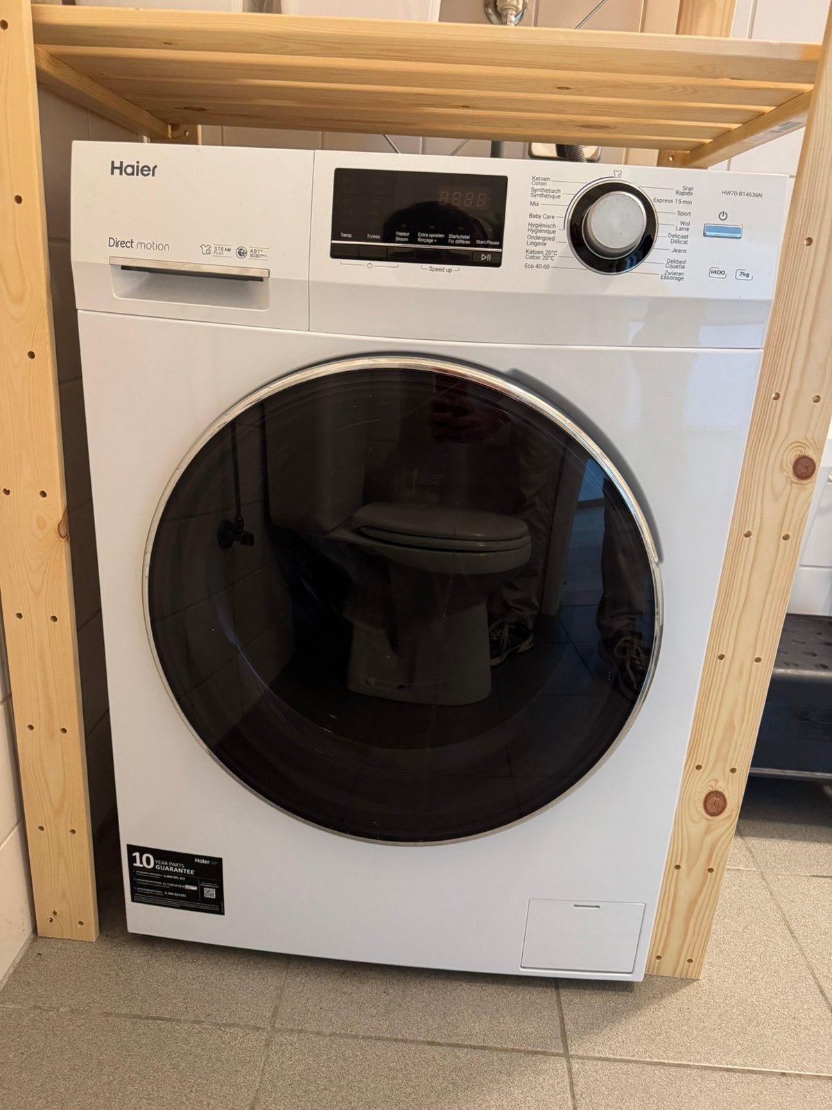 Haier, Elektronische apparatuur, Wasmachines, Ophalen, Zo goed als nieuw